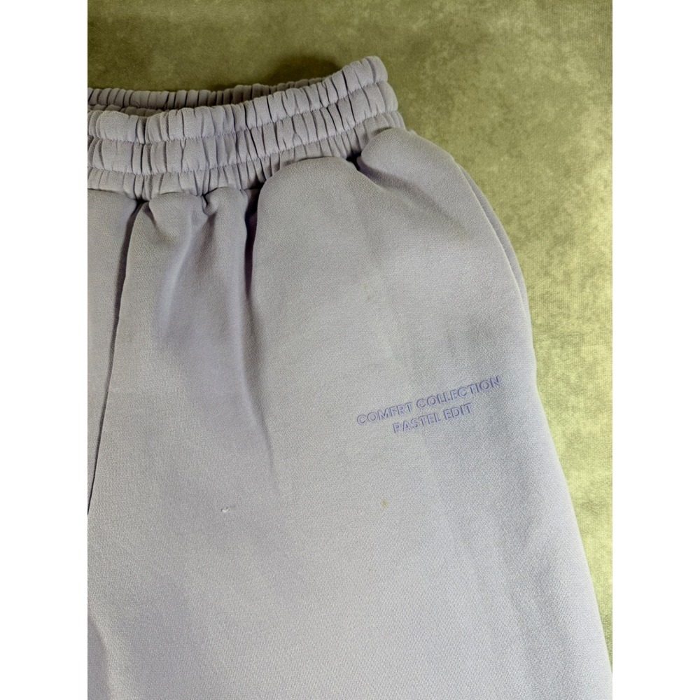 Comfrt Pastel Edit Lavender Purple Fleece Sweatpants Joggers Large - Picture 2 of 4